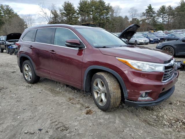 VIN 5TDDKRFHXFS207904 2015 Toyota Highlander, Limited no.4