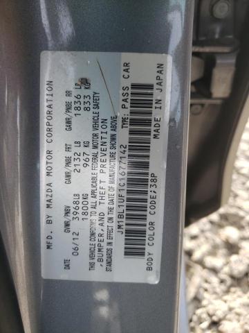 JM1BL1UF1C1677142 | 2012 Mazda 3 i