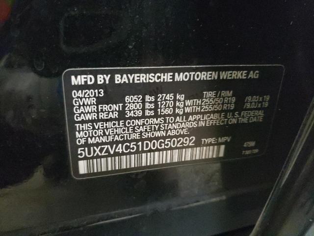 5UXZV4C51D0G50292 2013 BMW X5, photo no. 12