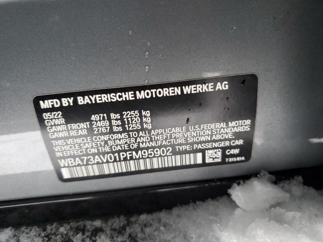  BMW 4 SERIES 2023 Сірий