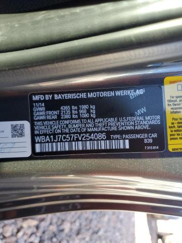 VIN WBA1J7C57FV254086 2015 BMW 2 Series, M235I no.12