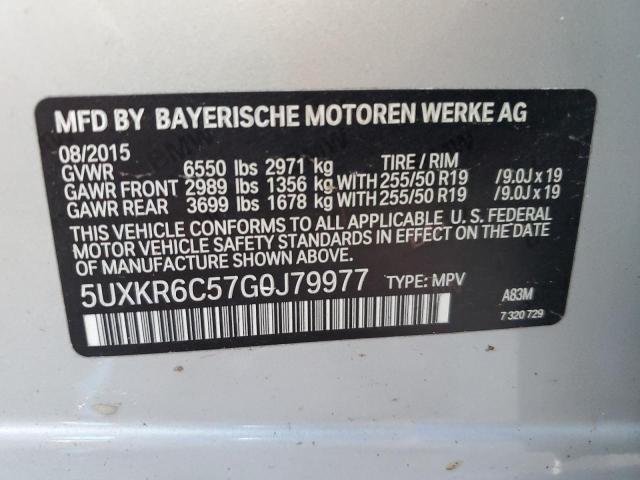 5UXKR6C57G0J79977 2016 BMW X5, photo no. 12