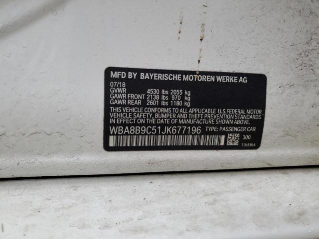 2018 BMW 330 I - WBA8B9C51JK677196