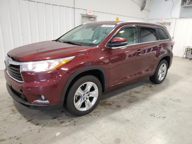 VIN 5TDYKRFH3FS082584 2015 Toyota Highlander, Limited no.1