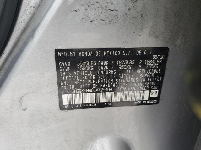 2020 HONDA FIT EXL - 3HGGK5H90LM725464