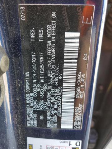 2018 TOYOTA 4RUNNER SR - JTEBU5JRXJ5610298