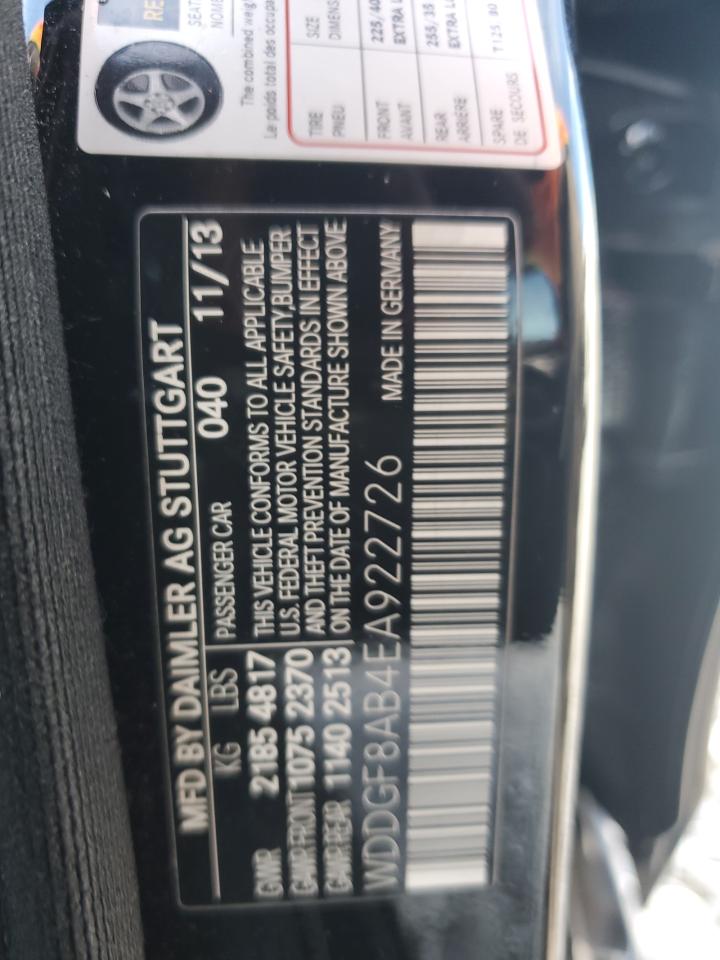 WDDGF8AB4EA922726 2014 Mercedes-Benz C 300 4Matic