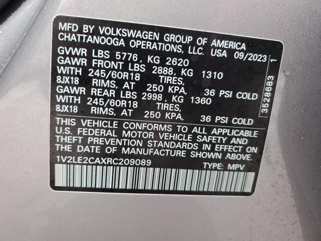 VIN 1G6AH5RX1D0157720 2024 VOLKSWAGEN ATLAS no.13