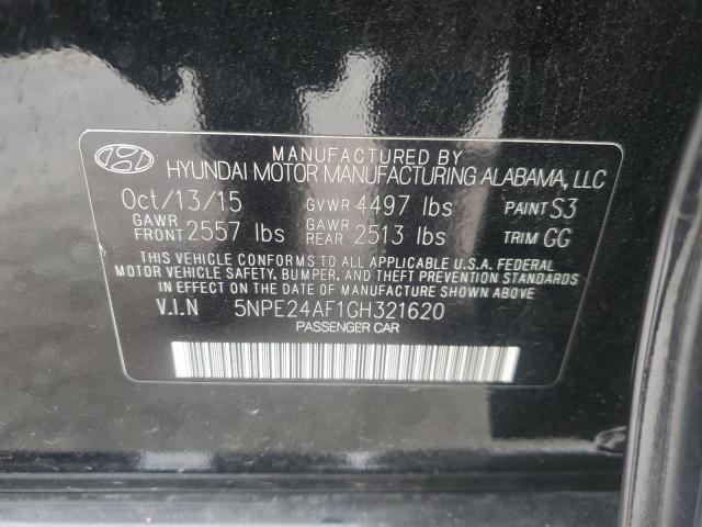 5NPE24AF1GH321620 | 2016 HYUNDAI SONATA SE