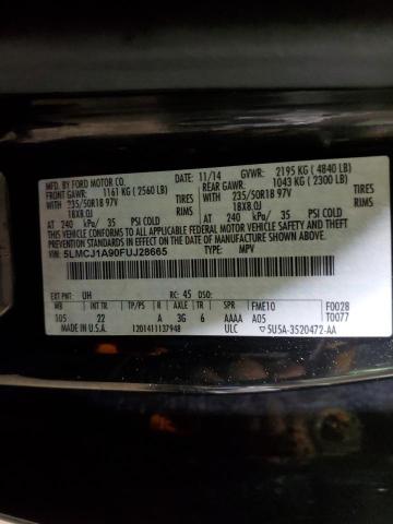 2015 LINCOLN MKC 5LMCJ1A90FUJ28665