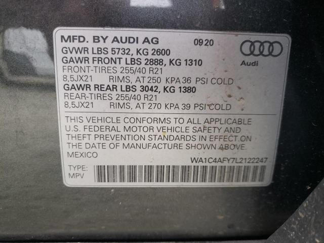 WA1C4AFY7L2122247 2020 AUDI SQ5 - Image 13