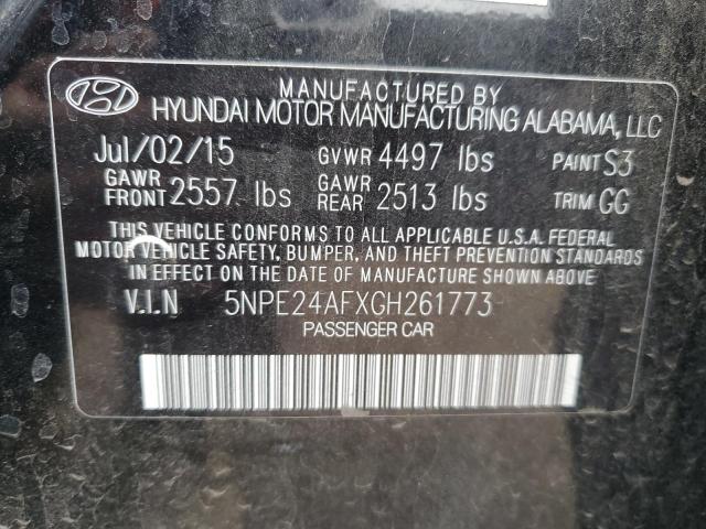 5NPE24AFXGH261773 | 2016 HYUNDAI SONATA SE