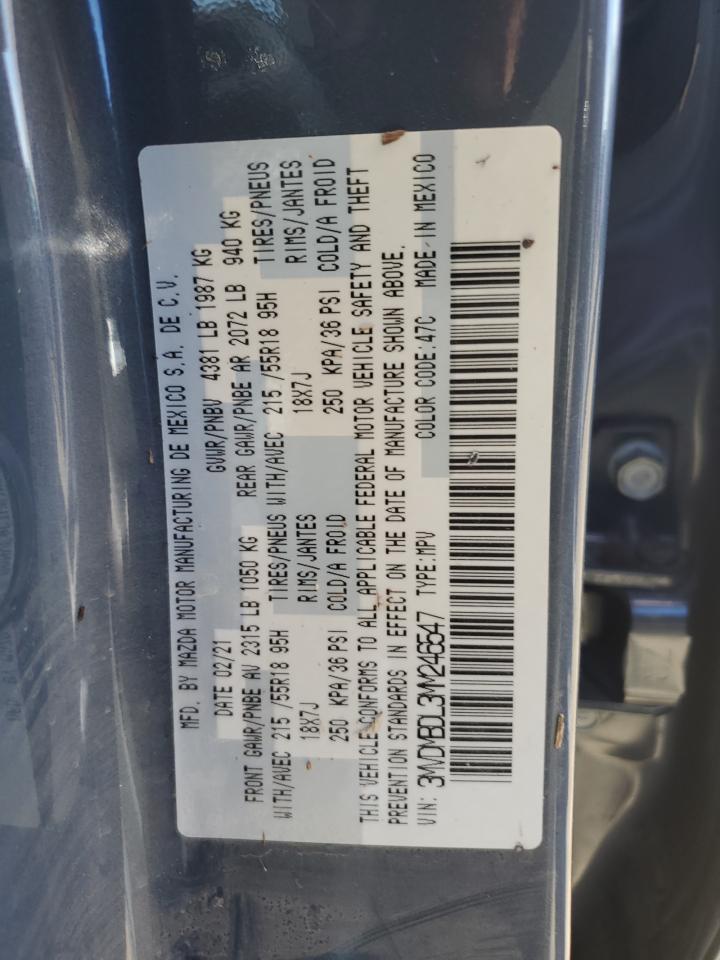 3mvdmbdl3mm246547 3MVDMBDL3MM246547 2021 Mazda Cx-30 Premium