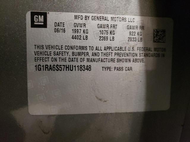 VIN 1G1RA6S57HU118348 2017 Chevrolet Volt, LT no.12