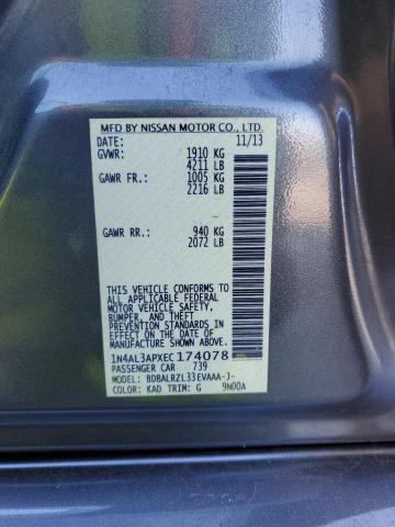 1N4AL3APXEC174078 | 2014 Nissan altima 2.5