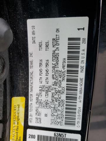 VIN 5TFAX5GN7KX134285 2019 Toyota Tacoma, Double Cab no.12