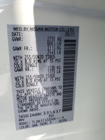 2024 INFINITI QX60 AUTOG 5N1DL1HU6RC335437