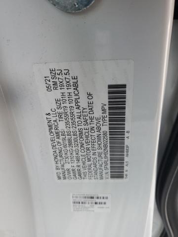 5FNRL6H92NB022580 2022 HONDA ODYSSEY, photo no. 14