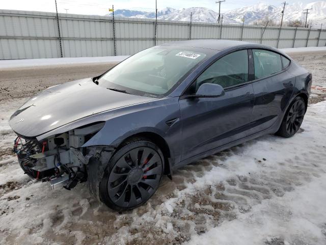 5YJ3E1EC8NF305276 | 2022 TESLA MODEL 3