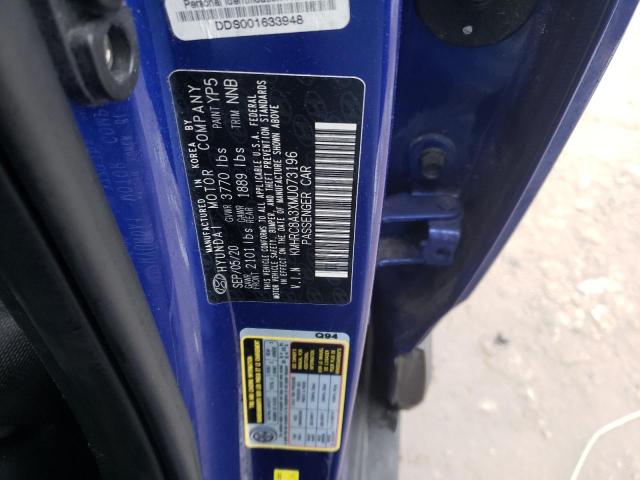 2021 HYUNDAI VENUE SEL - KMHRC8A3XMU073196