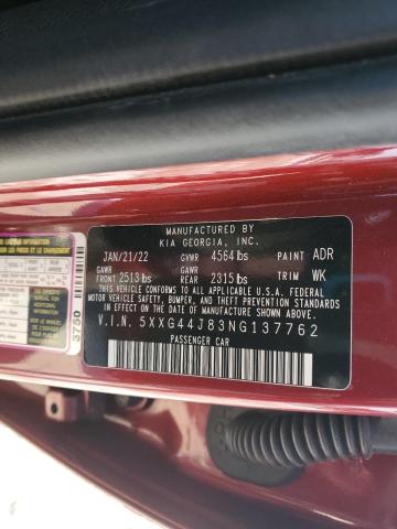 2022 KIA K5 GT - 5XXG44J83NG137762
