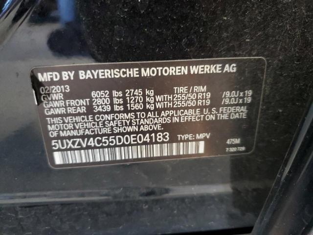 VIN 5UXZV4C55D0E04183 2013 BMW X5, Xdrive35I no.13