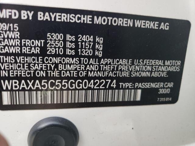 2016 BMW 535 D - WBAXA5C55GG042274