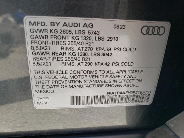 WA1B4AFY0P2167063 2023 AUDI SQ5 - Image 13