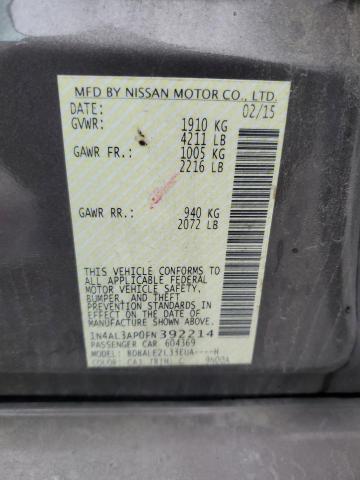 1N4AL3AP0FN392214 | 2015 NISSAN ALTIMA 2.5