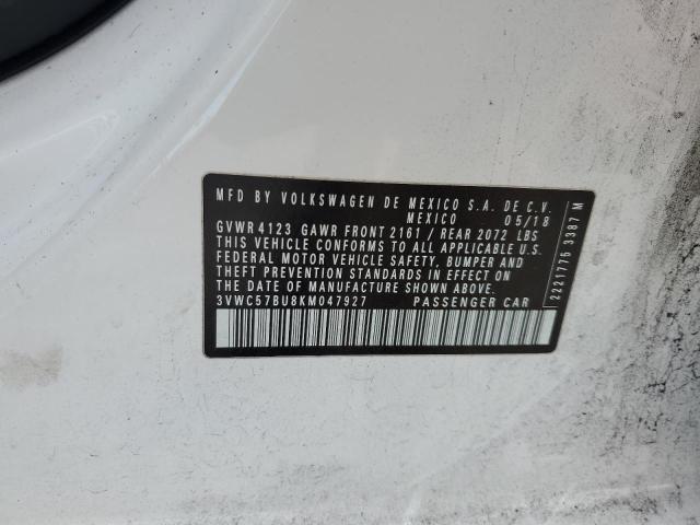2019 VOLKSWAGEN JETTA S - 3VWC57BU8KM047927