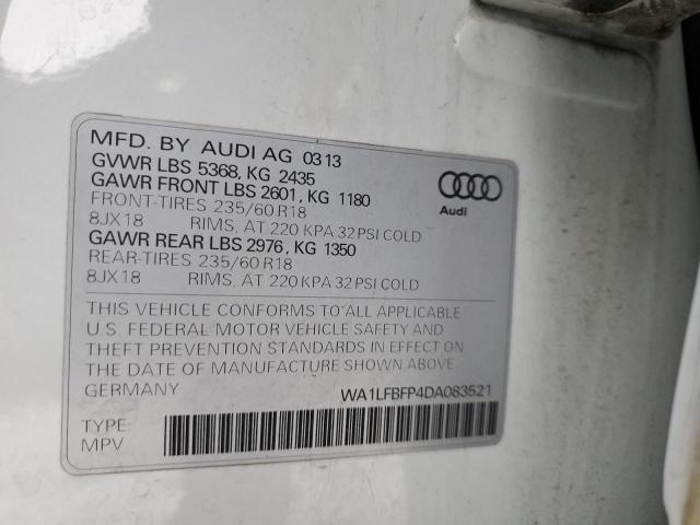 VIN WA1LFBFP4DA083521 2013 Audi Q5, Premium Plus no.13