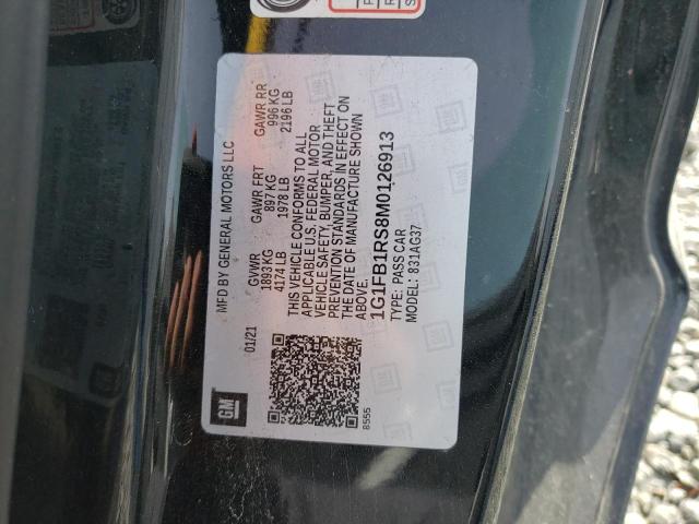 1G1FB1RS8M0126913 2021 Chevrolet Camaro Ls
