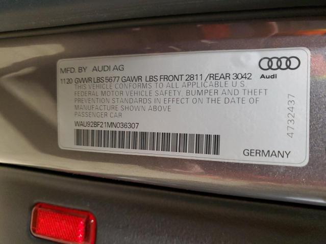 2021 AUDI A6 ALLROAD WAU92BF21MN036307
