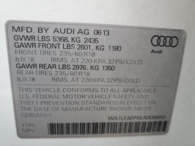 VIN WA1LFAFP6EA008850 2014 Audi Q5, Premium Plus no.13