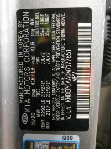 KNDEPCAA0M7177851 2021 Kia Seltos Lx