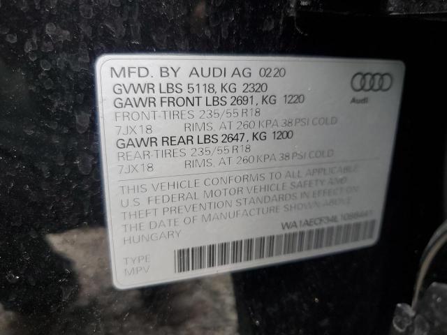 WA1AECF34L1088441 | 2020 AUDI Q3 PREMIUM