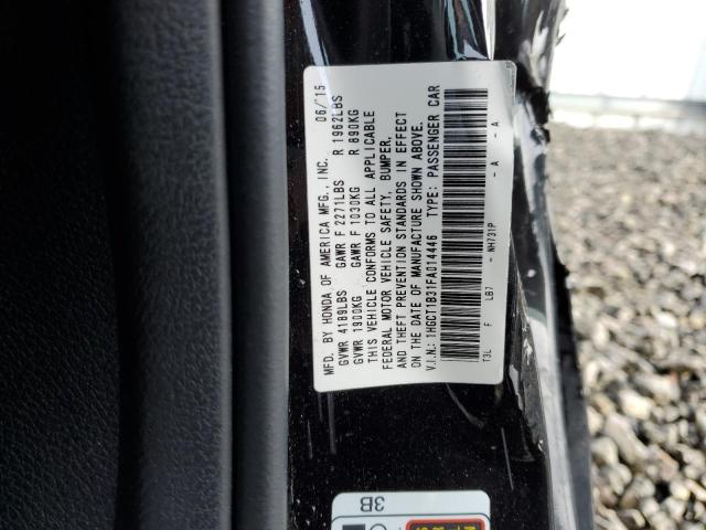Lot #2429360540 2015 HONDA ACCORD LX- salvage car