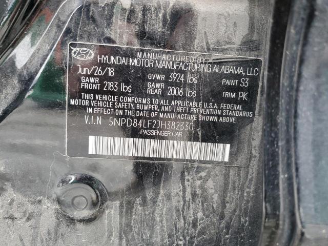 5NPD84LF2JH382330 | 2018 HYUNDAI ELANTRA SE
