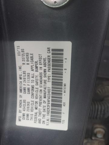 1HGCR3F84FA024937 | 2015 HONDA ACCORD EXL