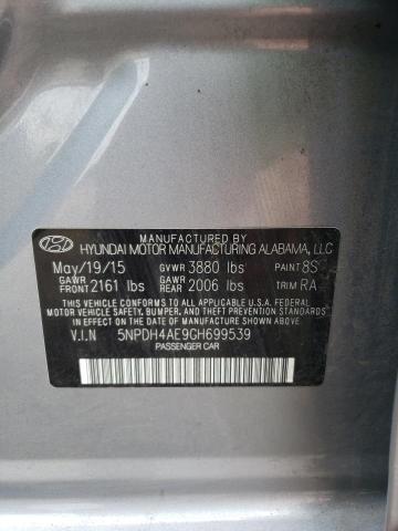 2016 HYUNDAI ELANTRA SE 5NPDH4AE9GH699539