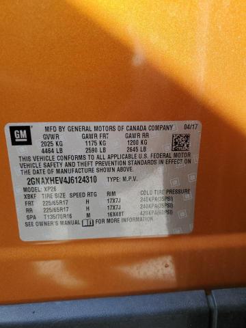 2018 Chevrolet Equinox Ls VIN: 2GNAXHEV4J6124310 Lot: 39978364