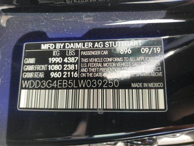 2020 MERCEDES-BENZ A 220 - WDD3G4EB5LW039250