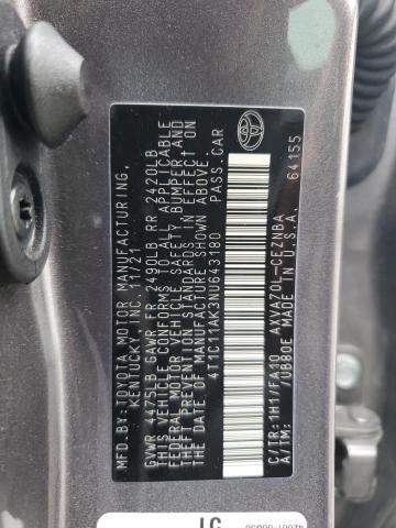 4T1C11AK3NU643180 | 2022 TOYOTA CAMRY LE