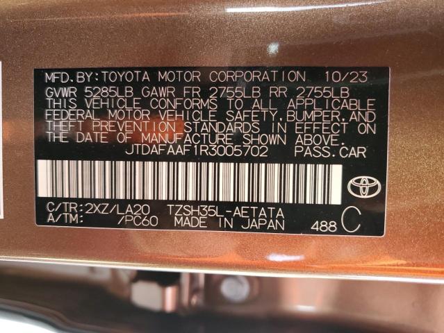 2024 TOYOTA CROWN PLAT - JTDAFAAF1R3005702