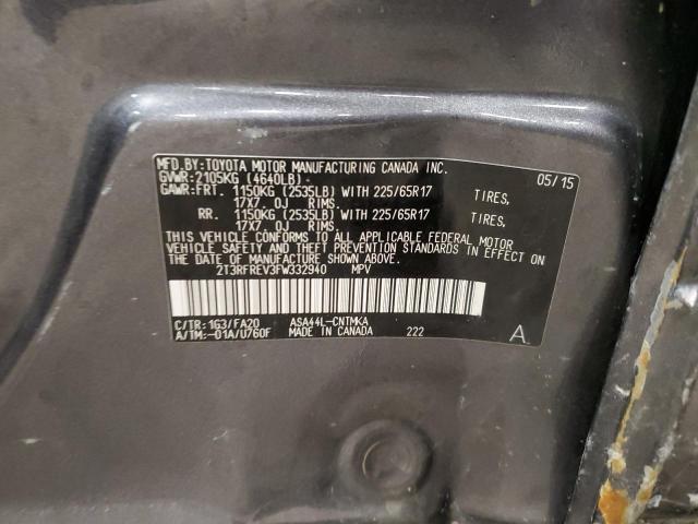 2015 TOYOTA RAV4 XLE - 2T3RFREV3FW332940