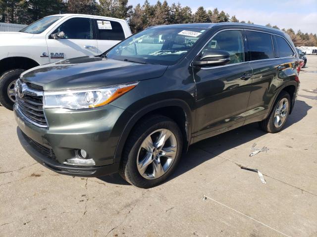 VIN 5TDDKRFHXES007068 2014 Toyota Highlander, Limited no.1