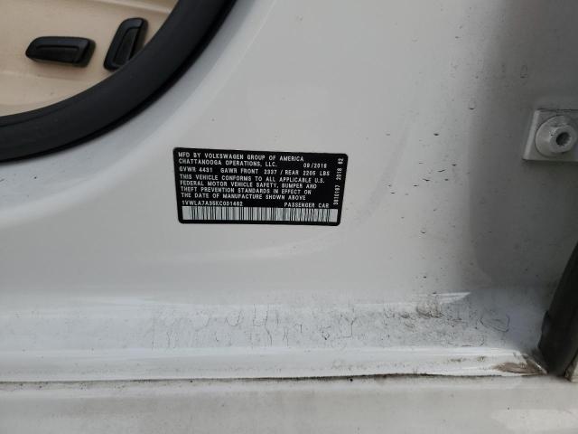 2019 VOLKSWAGEN PASSAT WOL - 1VWLA7A35KC001462