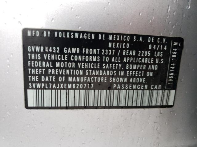 3VWPL7AJXEM620717 | 2014 VOLKSWAGEN JETTA TDI