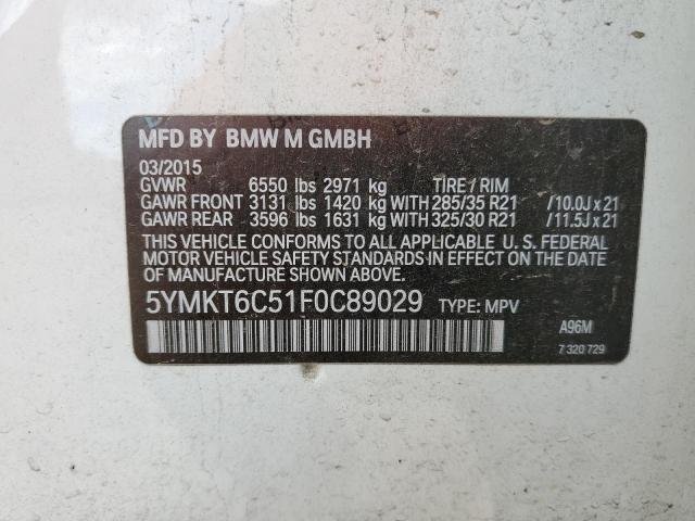 5YMKT6C51F0C89029 2015 BMW X5, photo no. 12