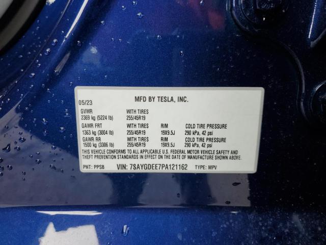 7SAYGDEE7PA121162 | 2023 TESLA MODEL Y